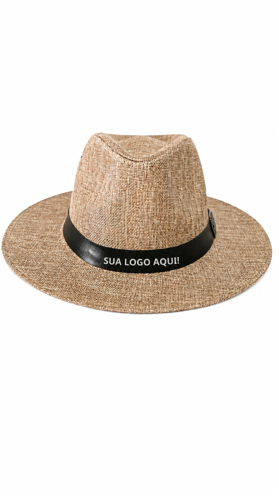 CHAPÉU BAMBU FITA PRETA 5 unidades