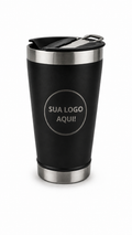 COPO TÉRMICO PRETO 475 ML 5 unidades